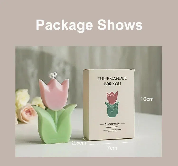 Tulip Flower Aromatherapy Candle