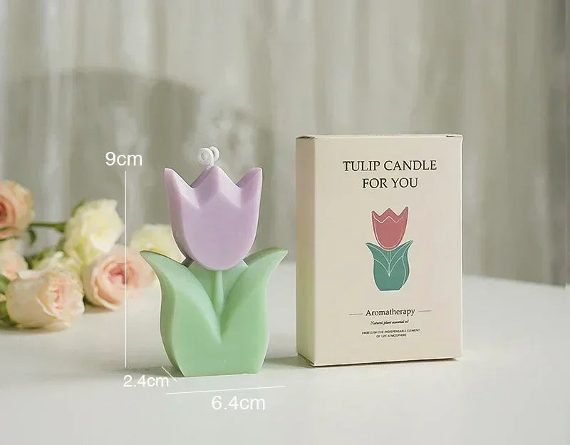 Tulip Flower Aromatherapy Candle