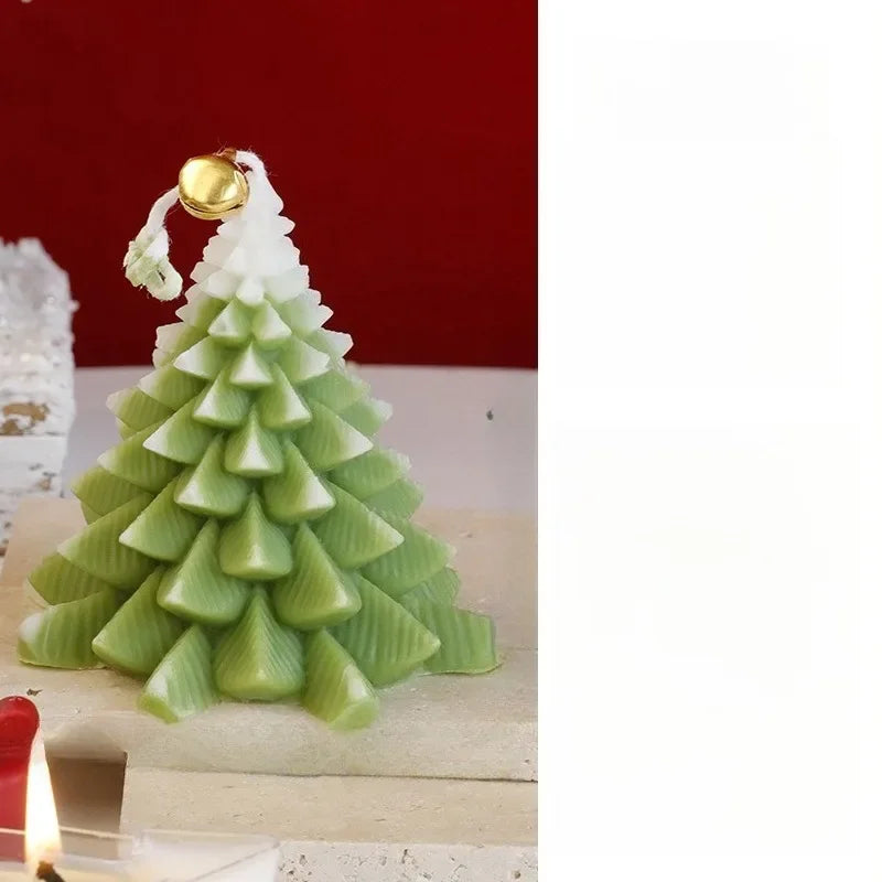 Handmade Christmas Tree Candle