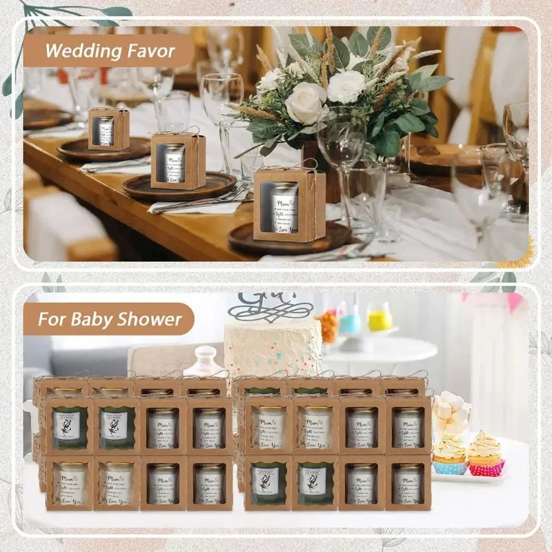 10/20pcs Candle & Gift Box Set