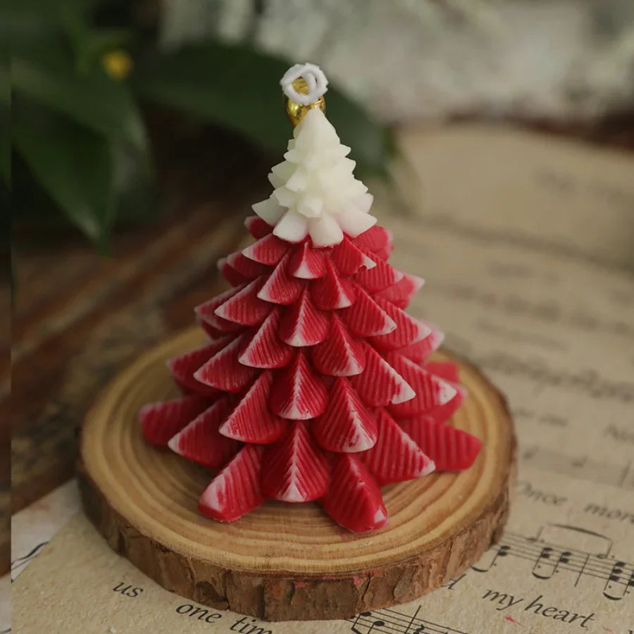 Handmade Christmas Tree Candle