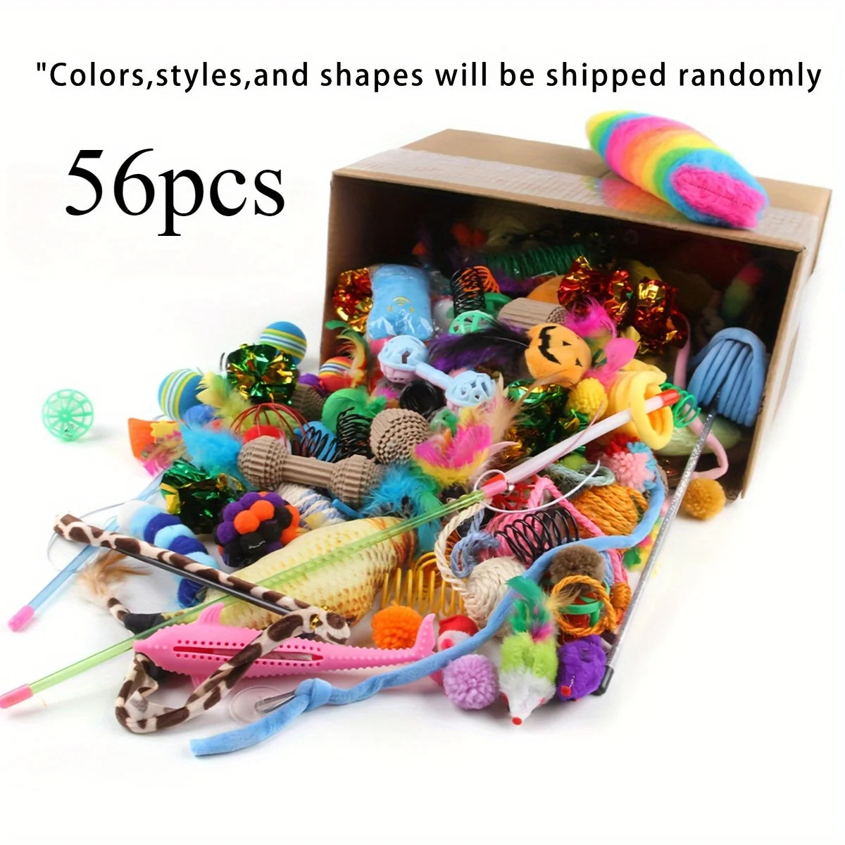 Mixed Cat Toy Pack – 14/28/56pcs