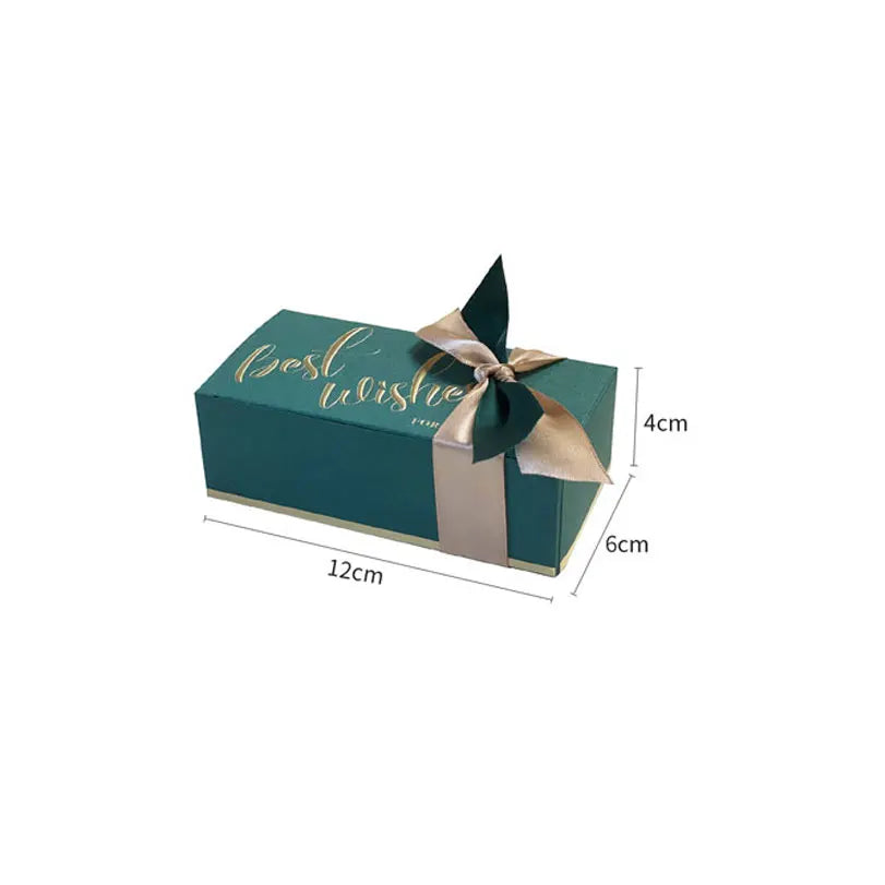 Wedding Favors Boxes Candy Gift Boxes with Creative Ribbon Rectangle Paper Sweets Box for Engagement Birthday Party Anniverary