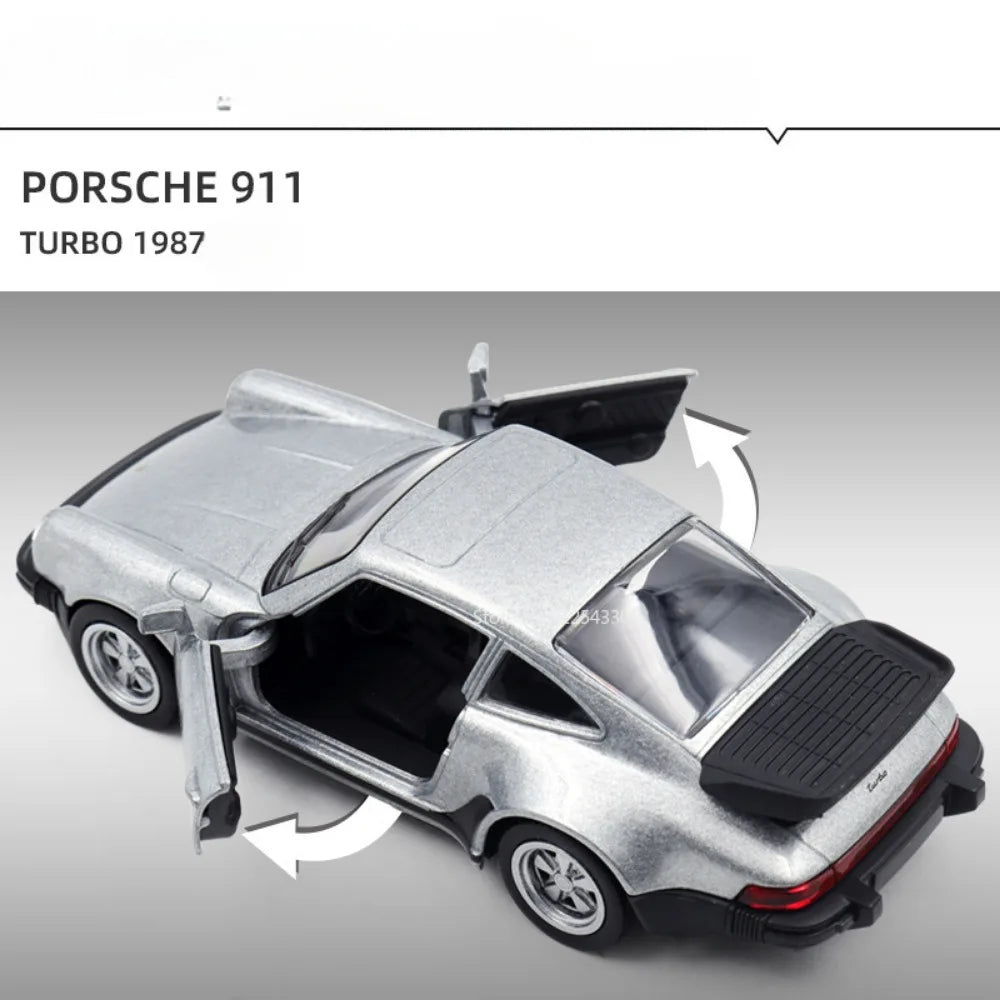 1/36 Porsche 911 Turbo Diecast Car