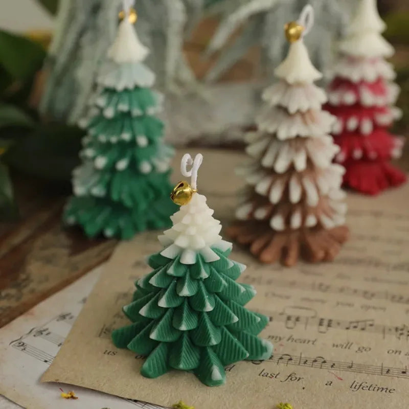 Handmade Christmas Tree Candle