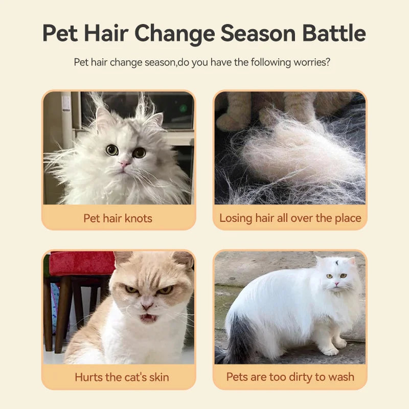 ROJECO Pet Steam Hair Comb