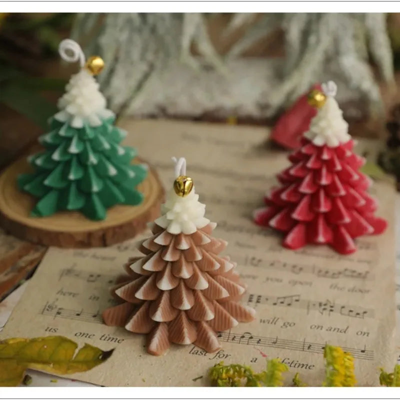 Handmade Christmas Tree Candle