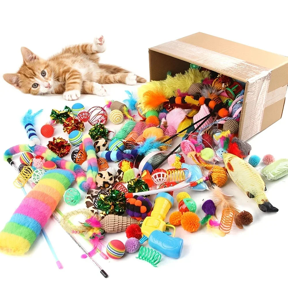 Mixed Cat Toy Pack – 14/28/56pcs