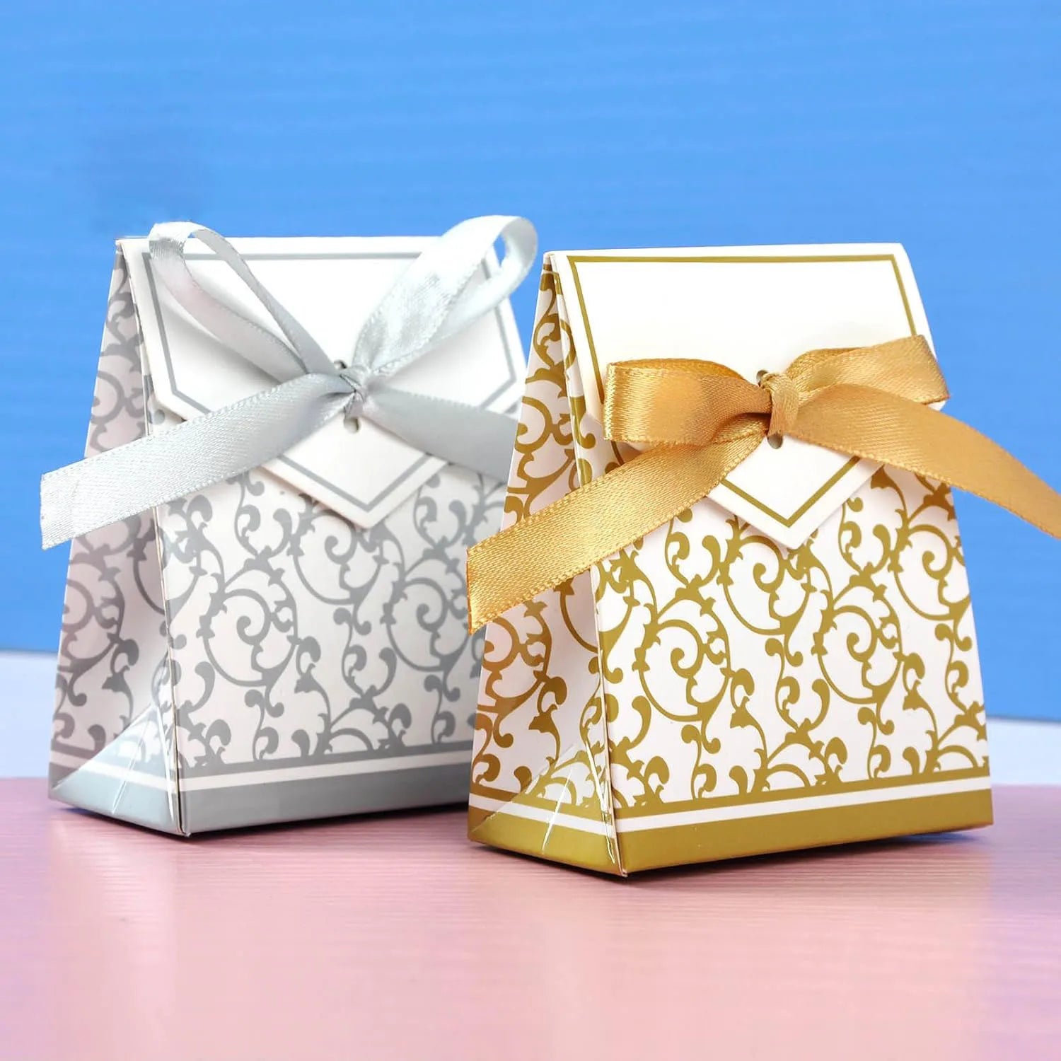Boxes Favor Sweet Cake Gift Party Wedding Birthday Party Bag Ribbon Wedding Favor Boxes Candy Bag Cake Box For Wedding Party