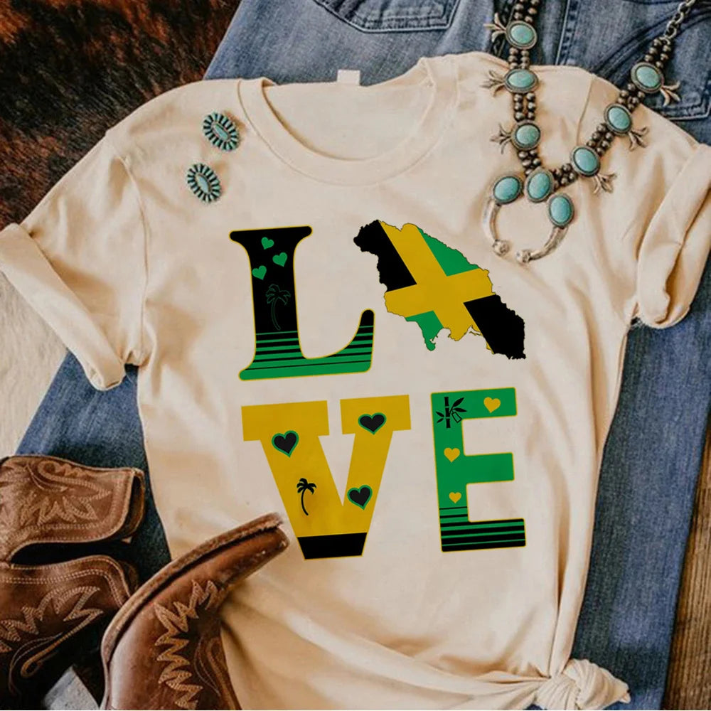 Jamaica T-shirt women Designer Tee