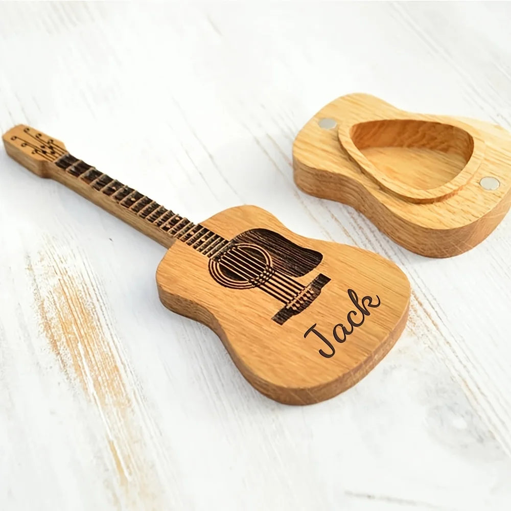 Personalized Guitar Pick Gift Set