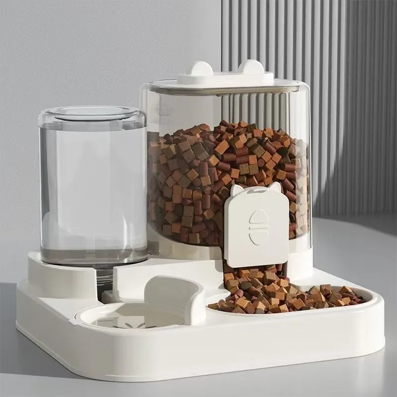 Automatic Pet Feeder with Water Fountain