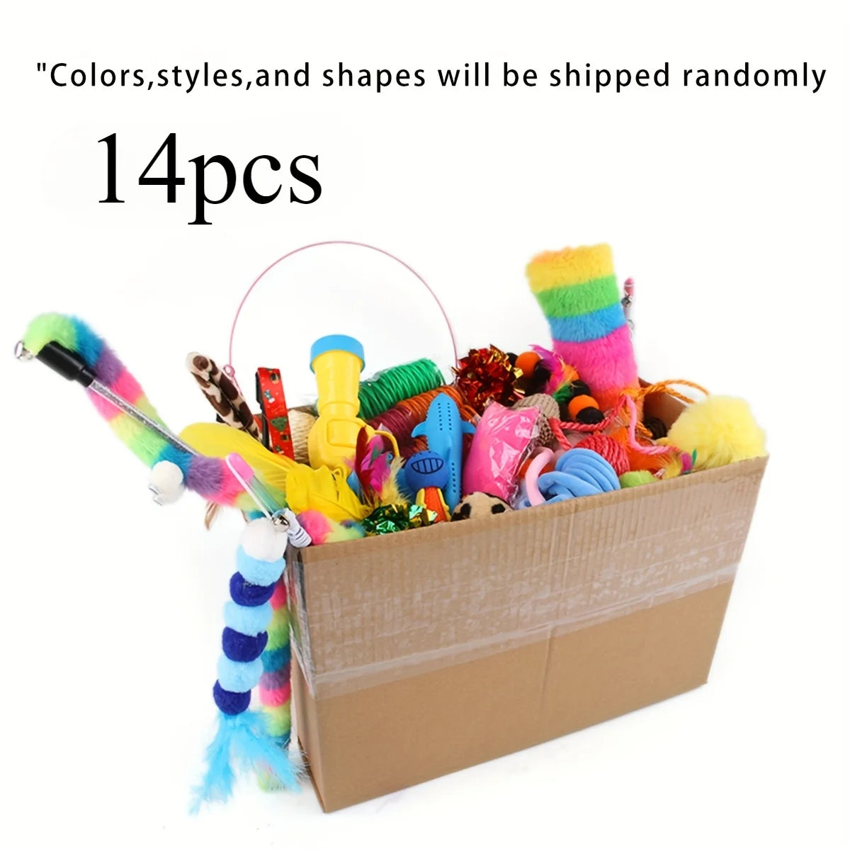 Mixed Cat Toy Pack – 14/28/56pcs